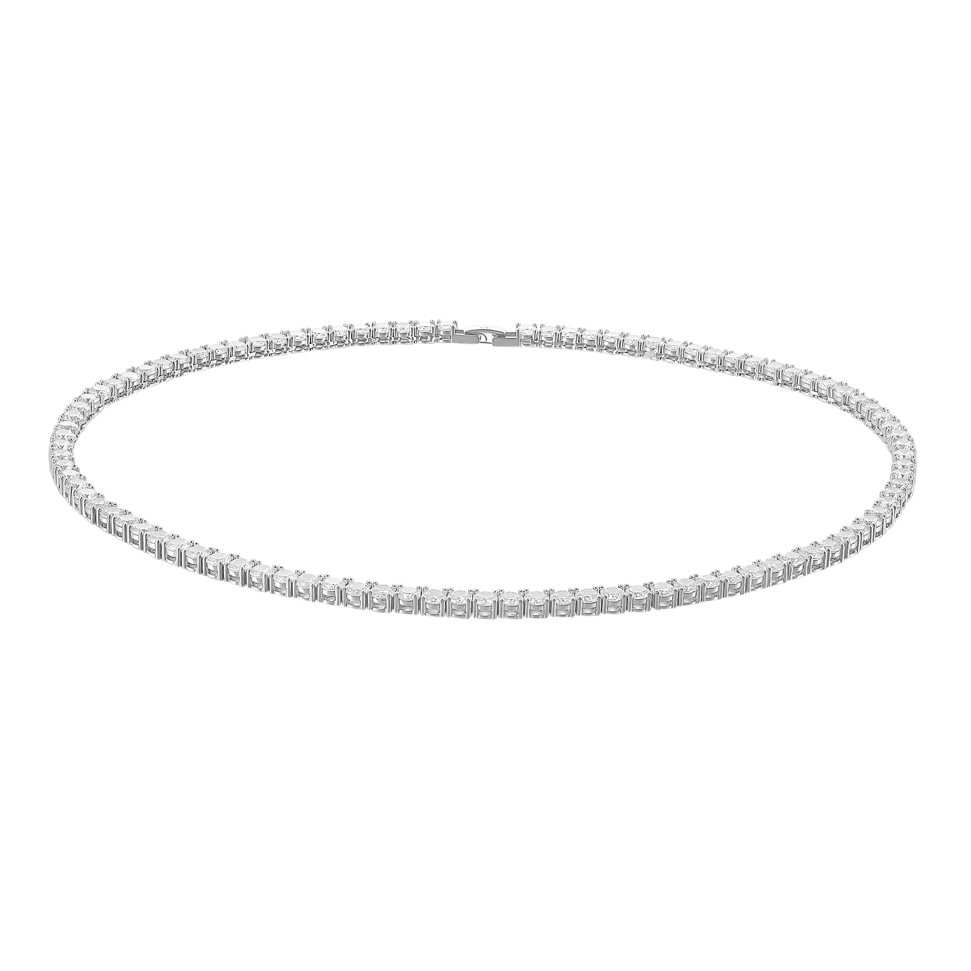 Women's Tennis Chain - White Gold