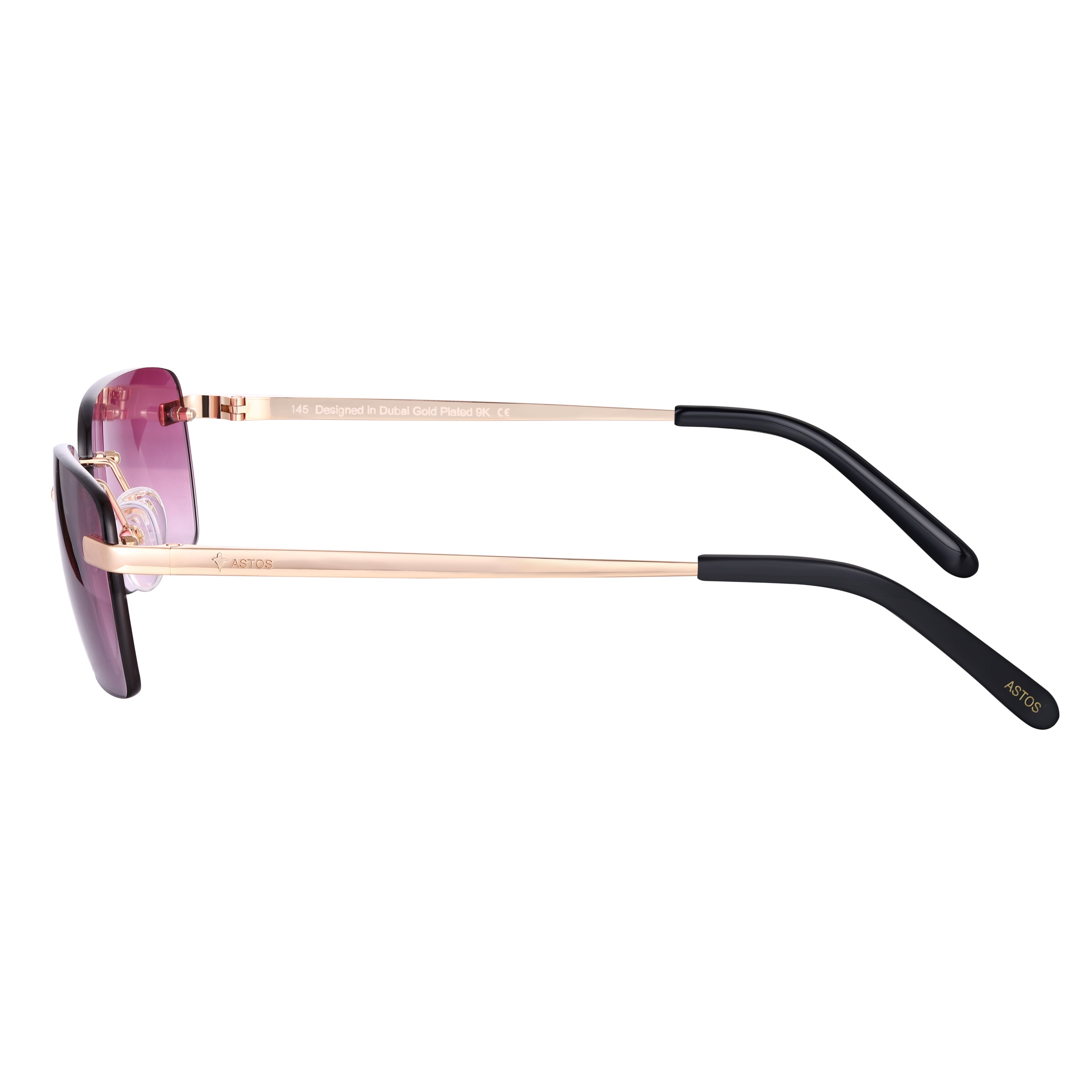 Women's Eyewear Bordeaux Gradient | 9K Gold plated